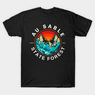 Au Sable State Forest Michigan T-Shirt